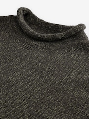 Green Regular Fit Tulip Neck Jumper - Image 9 of 10