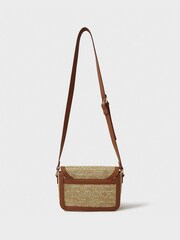 Crew Clothing Straw Satchel Bag - Image 4 of 5