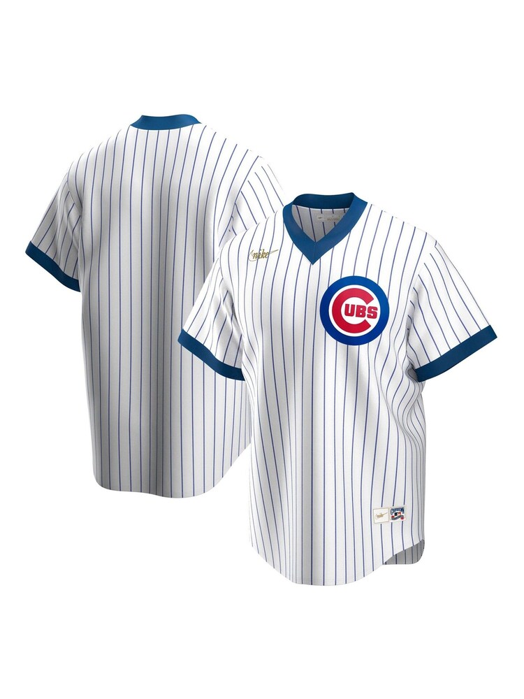 Nike White Official Replica Chicago Cubs Cooperstown 19-57-78 Jersey - Image 1 of 3