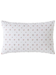 Laura Ashley Antique Pink Mountney Garden 100% Cotton Pillowcases - Image 4 of 4