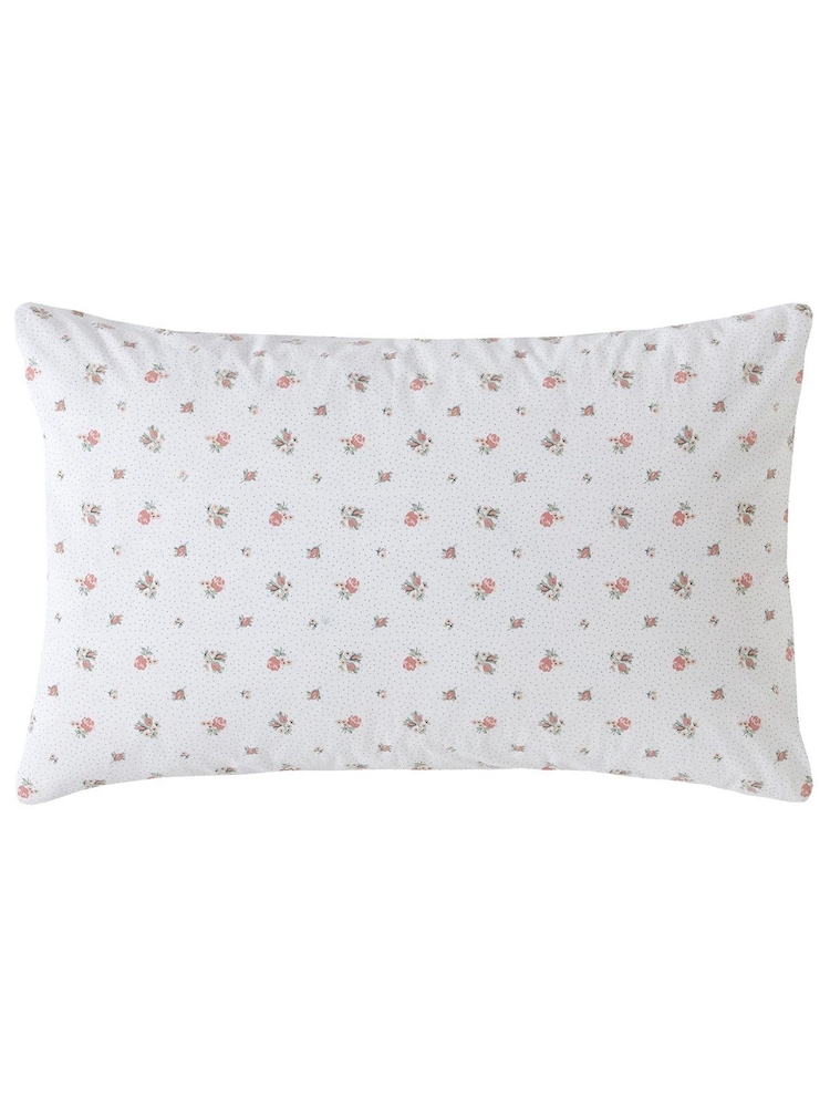Laura Ashley Antique Pink Mountney Garden 100% Cotton Pillowcases - Image 4 of 4