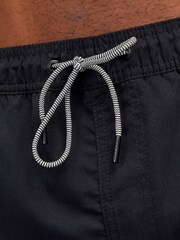JACK & JONES Black Swim Shorts With Contrast Lining - Image 4 of 8