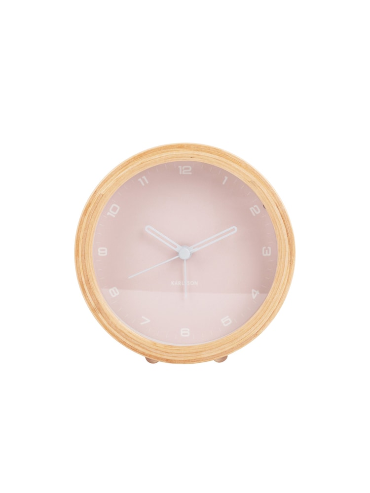 Karlsson Soft Pink Gentle Light Alarm Clock - Image 2 of 4
