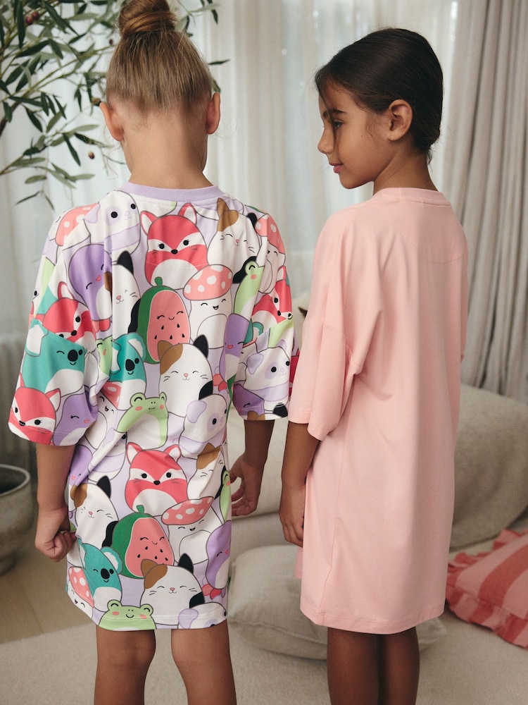Rose/Violet - Squishmallows Licence Nighties 2 Lot (5-14ans) - Image 3 of 9