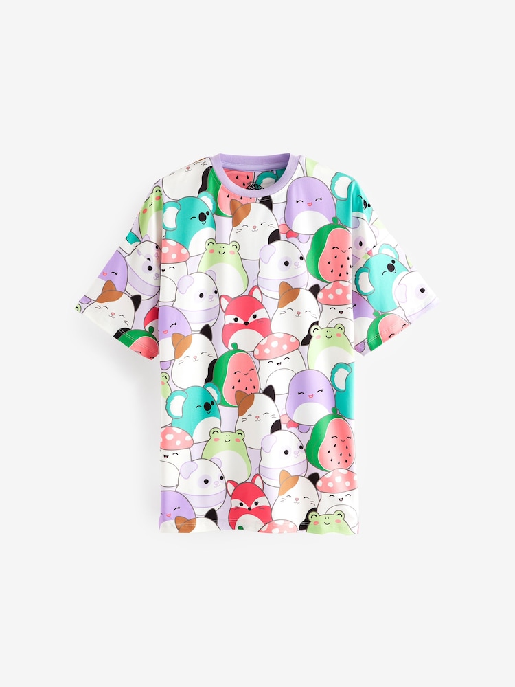 Rose/Violet - Squishmallows Licence Nighties 2 Lot (5-14ans) - Image 5 of 9