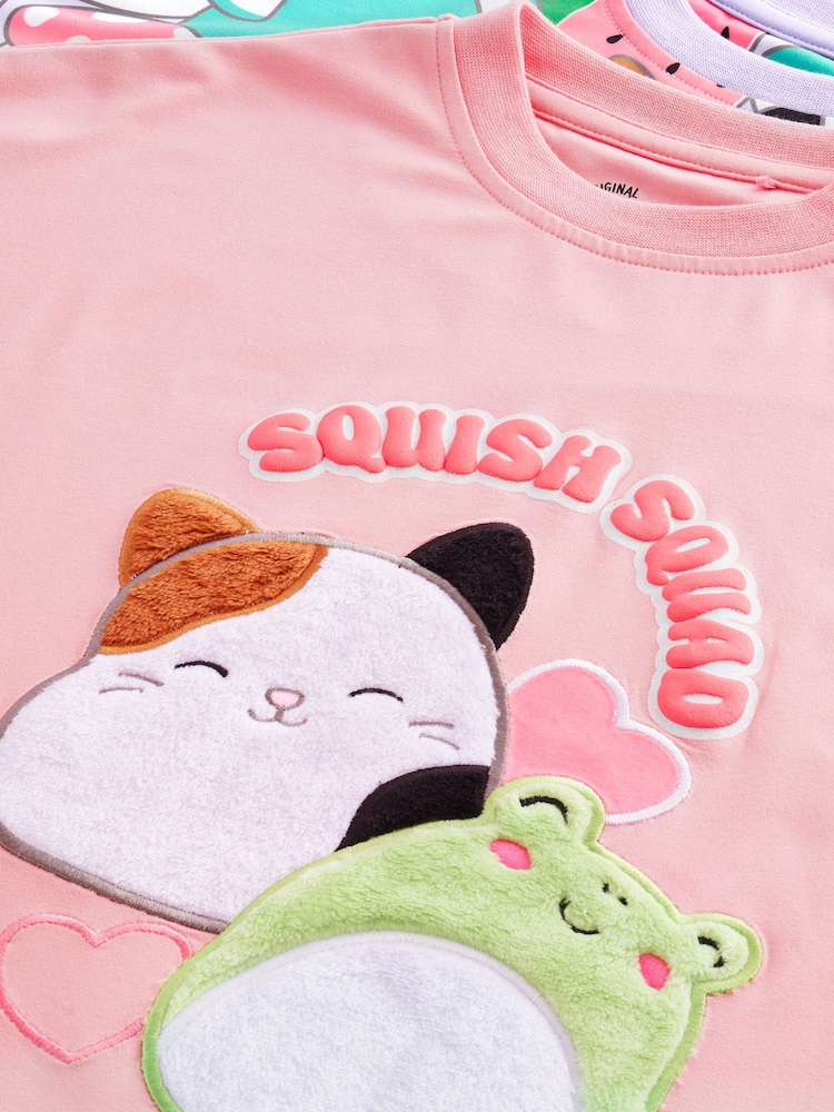 Rose/Violet - Squishmallows Licence Nighties 2 Lot (5-14ans) - Image 8 of 9
