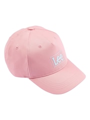 Lee Pink Graphic 100% Cotton Canvas Cap - Image 1 of 2