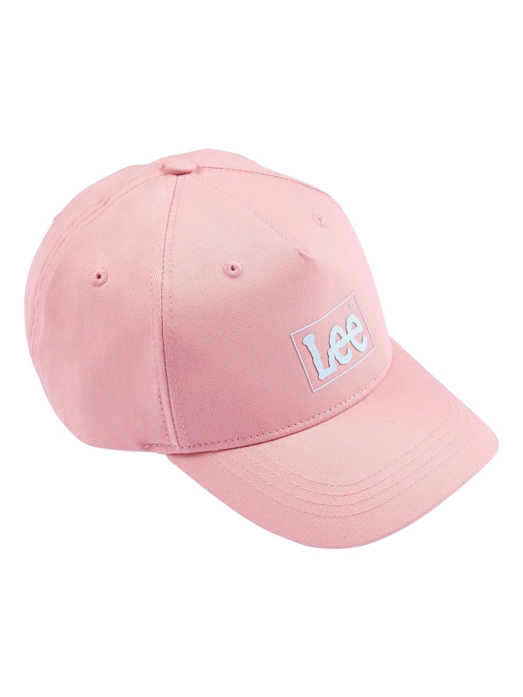 Lee Pink Graphic 100% Cotton Canvas Cap - Image 1 of 2