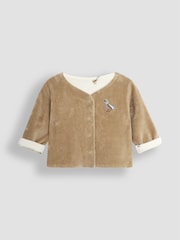 JoJo Maman Bébé Brown Baby Duck Velour Set 3 Piece - Image 2 of 7