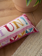 Multi Bright House of Fun Cut Velvet Draught Excluder - Image 2 of 5