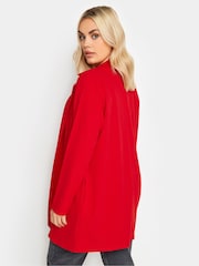 Yours Curve Red Pocket Blazer - Image 2 of 5