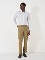 Натуральный цвет - Прямые брюки чинос Crew Clothing - Image 1 of 5