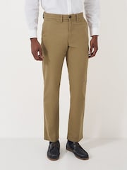 Натуральный цвет - Прямые брюки чинос Crew Clothing - Image 2 of 5