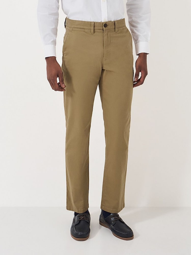 Натуральный цвет - Прямые брюки чинос Crew Clothing - Image 2 of 5