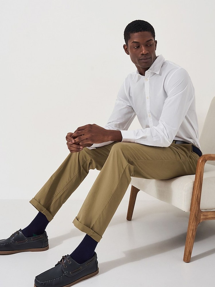 Crew Clothing Light Natural Straight Chinos - Image 4 of 5