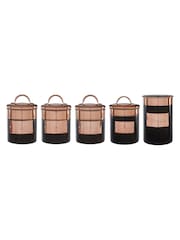 Interiors by Premier Black Prescott Copper Biscuit Canister - Image 3 of 3