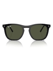 Ray-Ban Rb2210 Square Black Sunglasses - Image 4 of 8