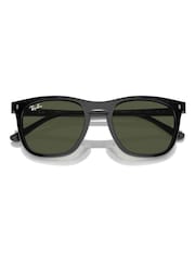 Ray-Ban Rb2210 Square Black Sunglasses - Image 8 of 8