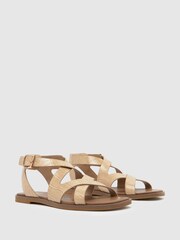 Schuh Tide Croc Flat Sandals - Image 2 of 4