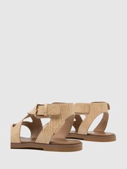 Schuh Tide Croc Flat Sandals - Image 4 of 4
