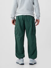 Gap Green Nylon Cargo Trousers - Image 2 of 6