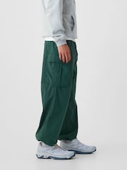 Gap Green Nylon Cargo Trousers - Image 4 of 6