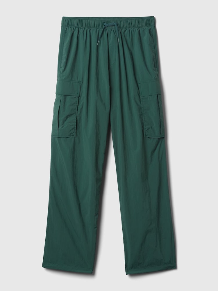 Gap Green Nylon Cargo Trousers - Image 7 of 7