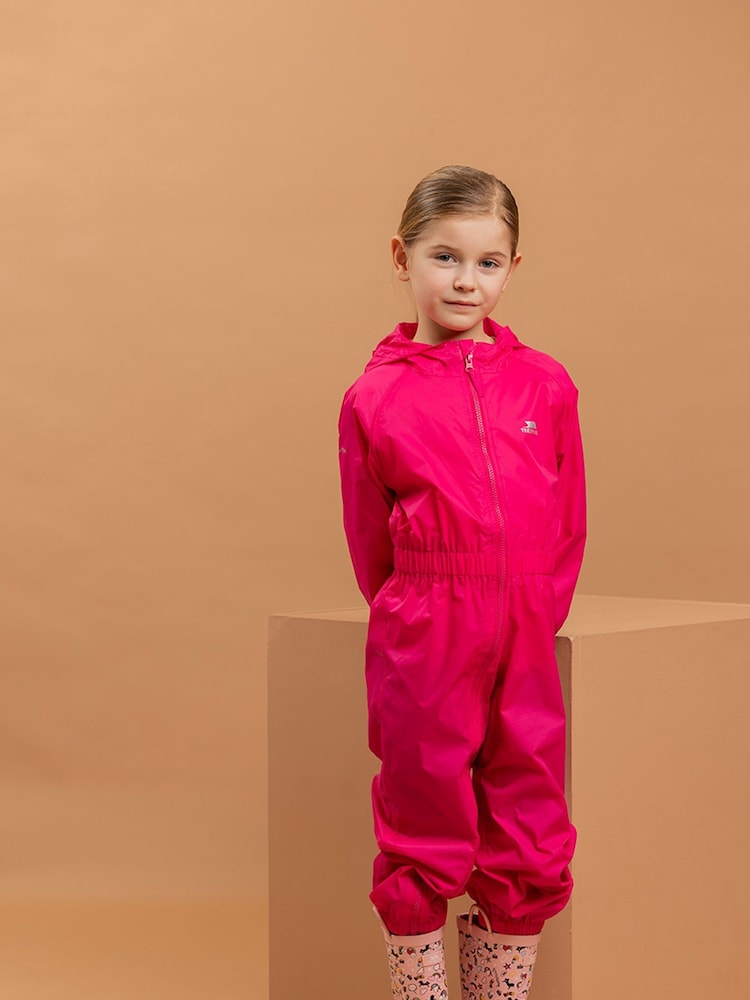 Trespass Childs Unisex Button Puddle Suits - Image 1 of 6 Trespass Childs Unisex Button Puddle Suits - Image 1 of 6