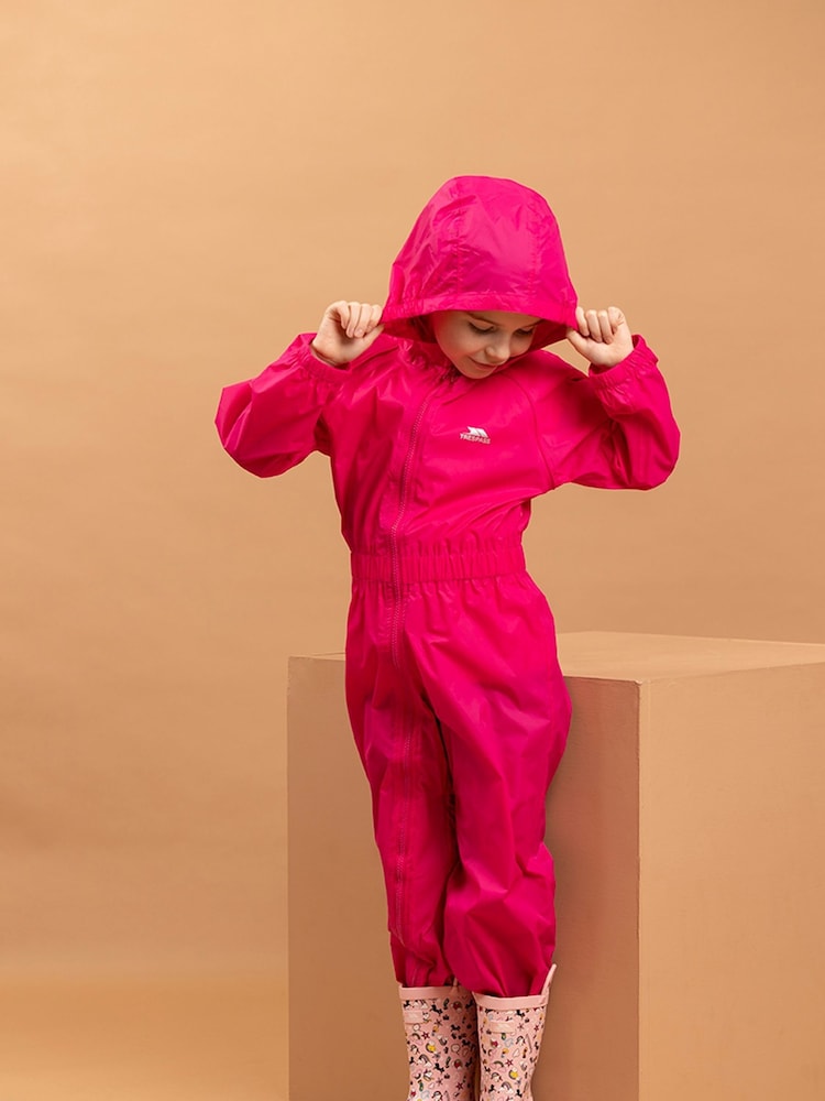 Trespass Childs Unisex Button Puddle Suits - Image 2 of 6 Trespass Childs Unisex Button Puddle Suits - Image 2 of 6