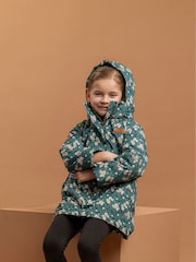 Trespass Natural Rainstone Unisex Kids Rainwear Jacket - Image 3 of 5