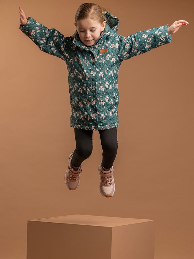 Trespass Natural Rainstone Unisex Kids Rainwear Jacket - Image 5 of 5