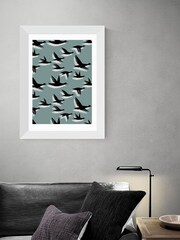 East End Prints White Geese Framed Art Print - Image 2 of 3