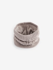 Neutral Cable Knit Snood (1-16yrs) - Image 1 of 3