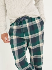 FatFace Green Oxshott Check Pyjamas - Image 1 of 3