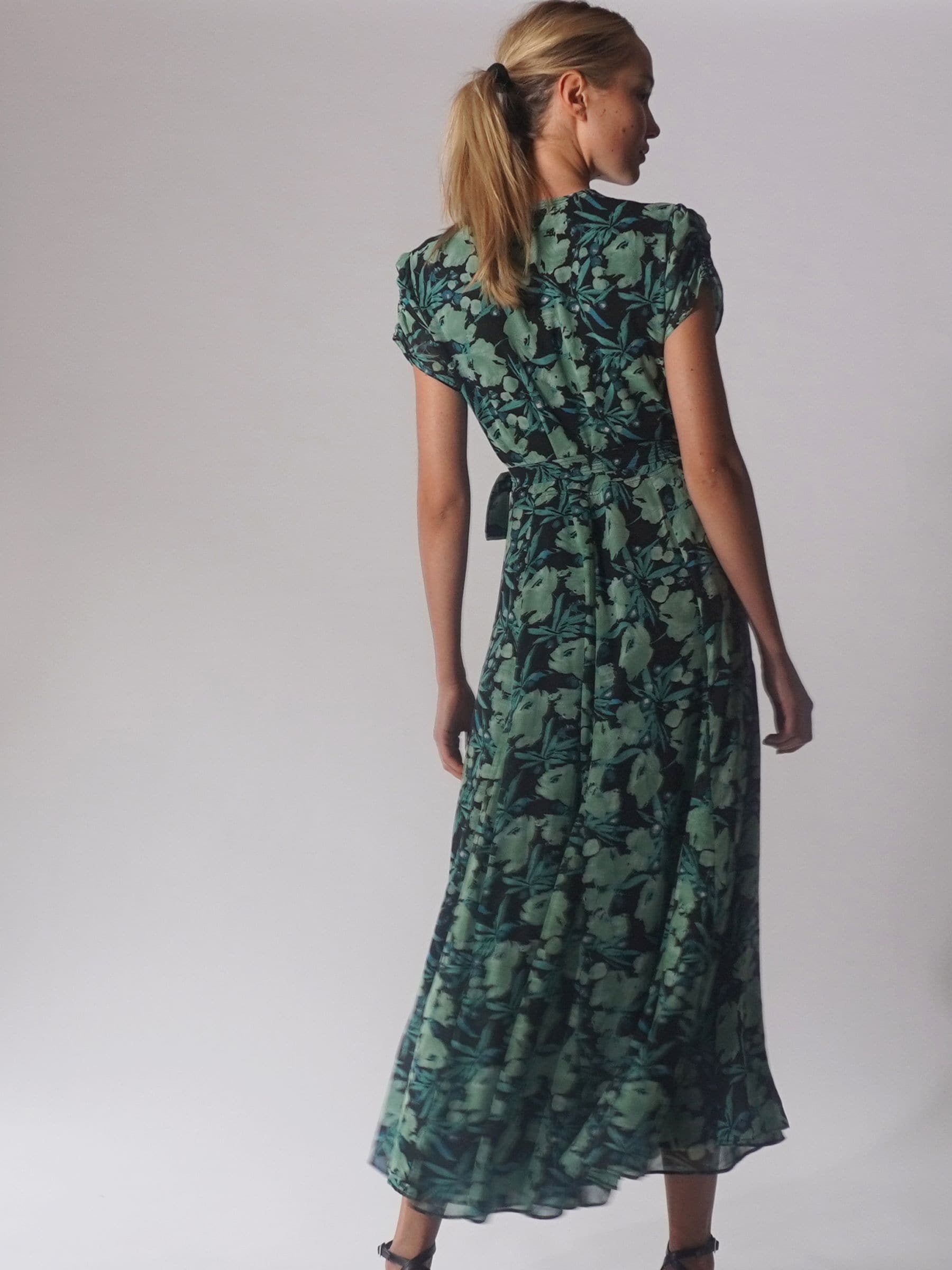 Buy Religion Green Delight Wrap Dress With Full Skirt from Buy Religion Green Delight Wrap Dress With Full Skirt from