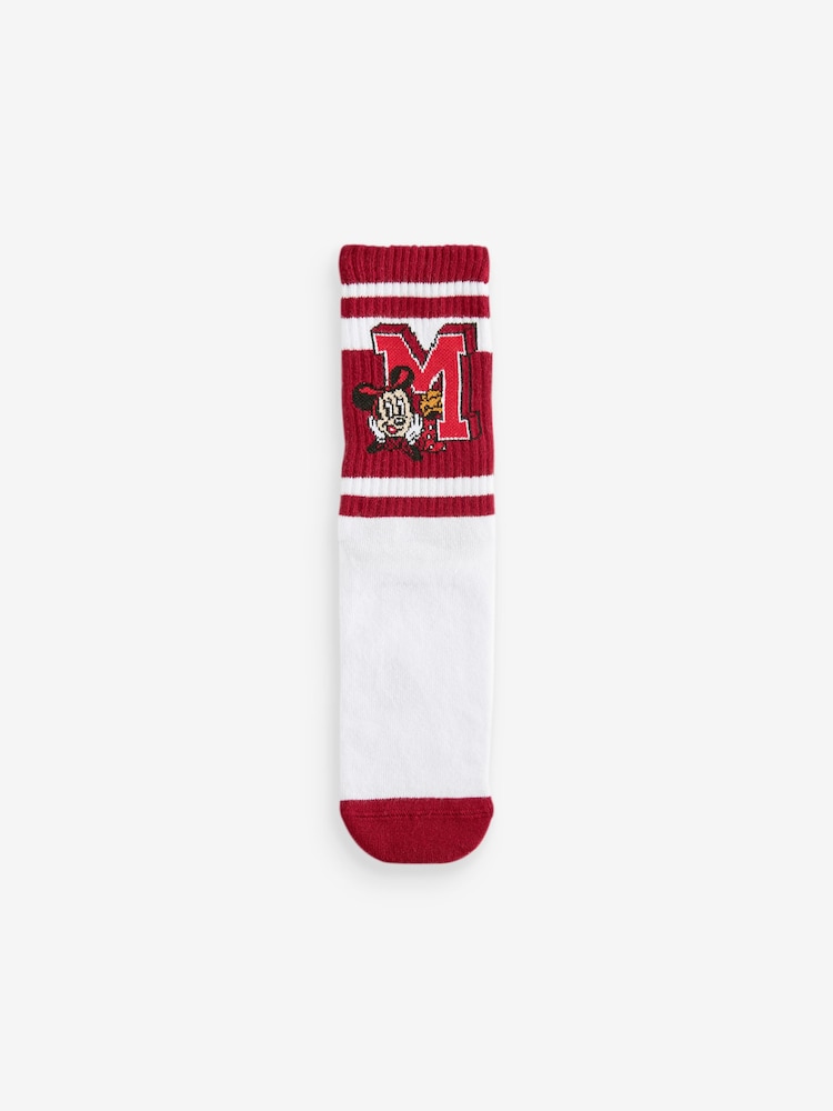Bela - Disney Mickey And Minne Ribbed Ankle nogavice 2 komplet - Slika 2 iz 3