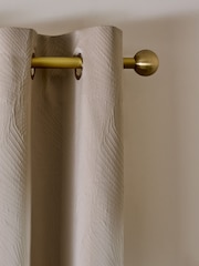 Cortinas revestidas com ilhós de cetim martelados de luxo - Imagem 1 de 5
