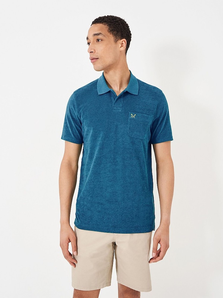 Crew Clothing Towelling Polo Shirt - Image 1 of 4