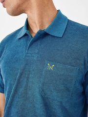 Crew Clothing Towelling Polo Shirt - Image 4 of 4