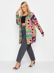 Yours Curve Multi Leopard Print Blazer - Image 2 of 4