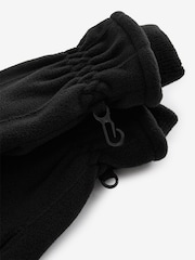 Black Fleece Gloves (3-16yrs) - Image 2 of 3