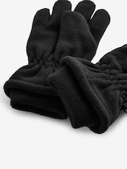 Black Fleece Gloves (3-16yrs) - Image 3 of 3