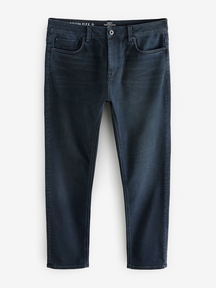 Inktblauw - Slim Fit - Motionflex jeans - Image 6 of 9
