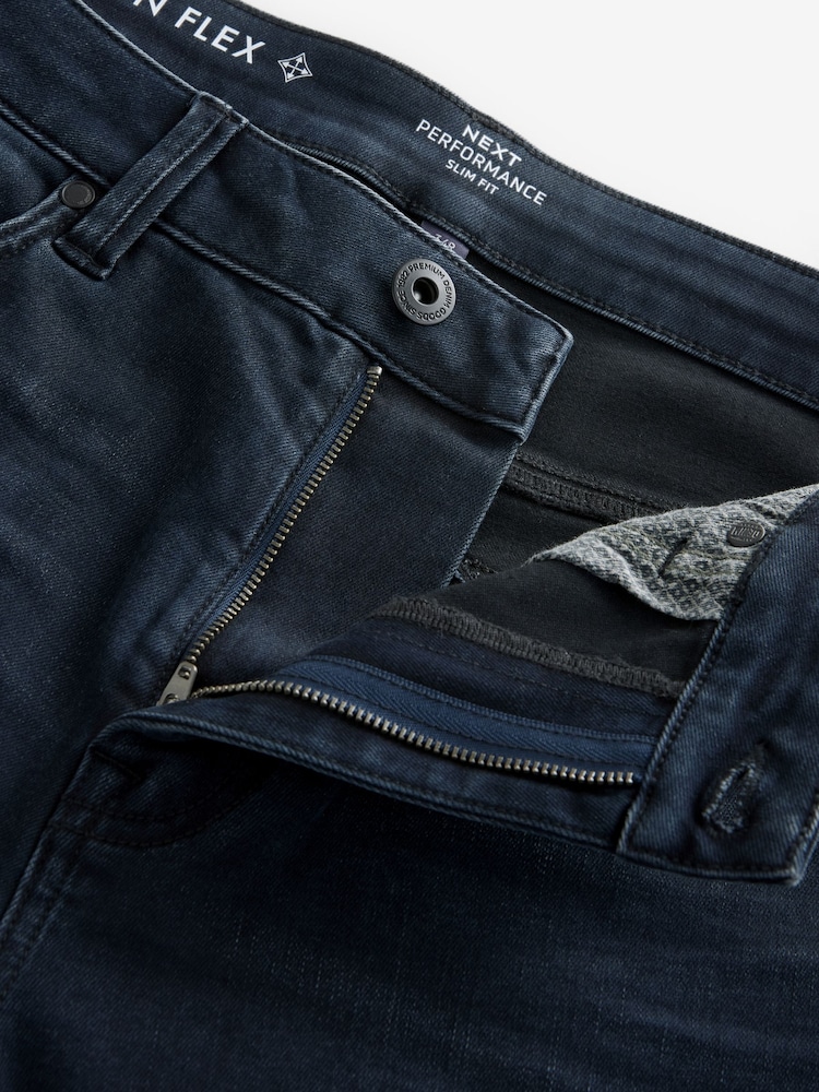 Inktblauw - Slim Fit - Motionflex jeans - Image 7 of 9