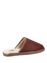 Hush Puppies Coady Leather Slippers - Image 3 of 3