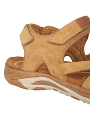 Mountain Warehouse Natural Womens Sussex Covered Sandals - Image 7 of 8