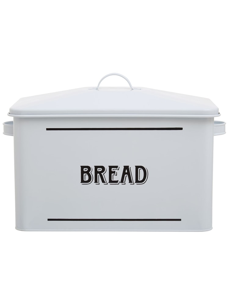 Maison by Premier Black Grocer Metal Bread Bin - Image 1 of 4
