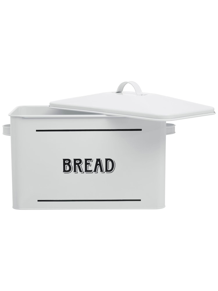Maison by Premier Black Grocer Metal Bread Bin - Image 2 of 4