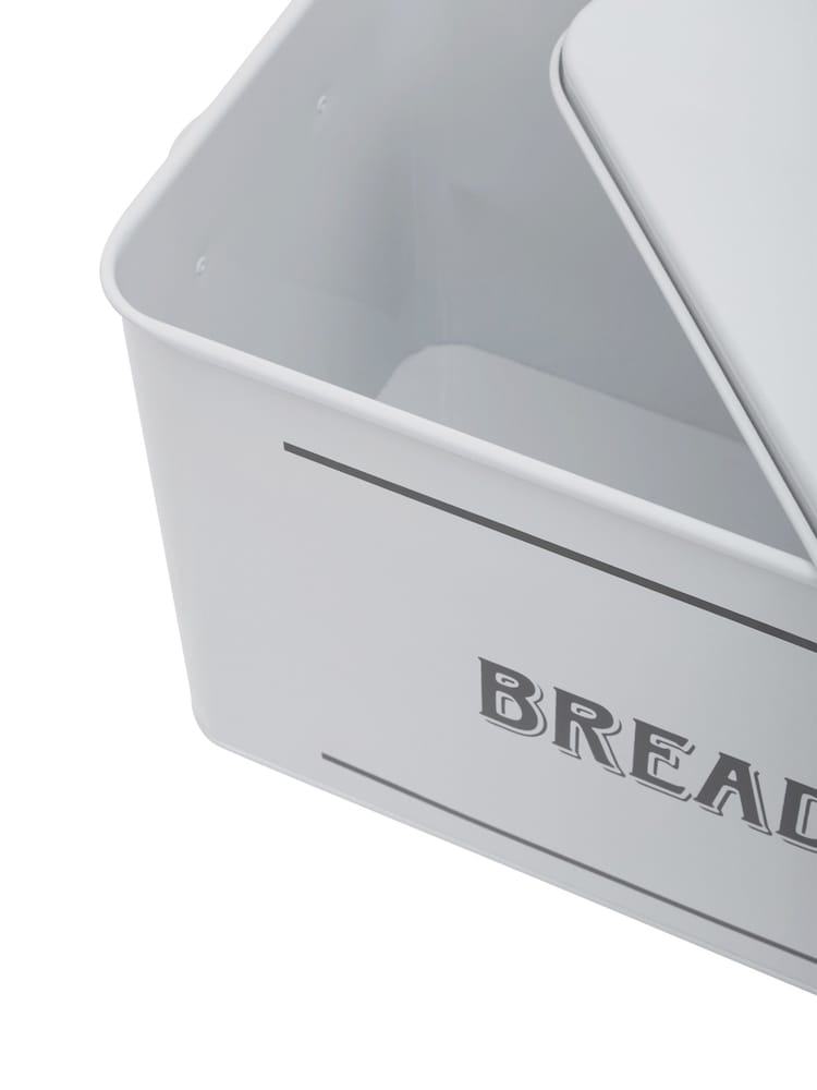 Maison by Premier Black Grocer Metal Bread Bin - Image 3 of 3