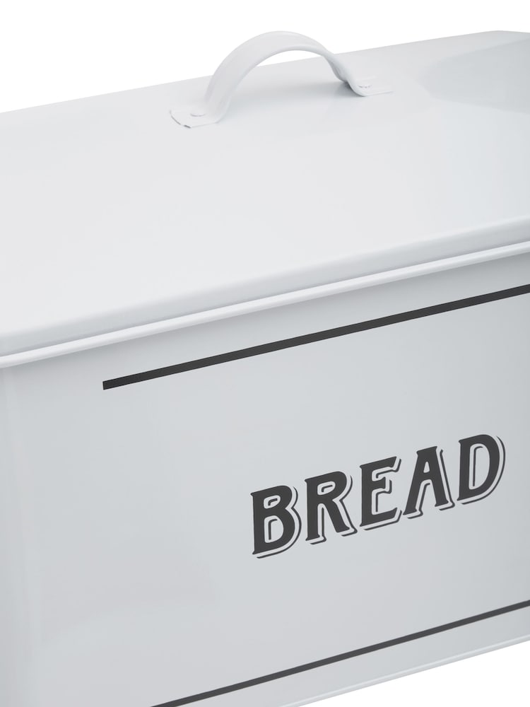 Maison by Premier Black Grocer Metal Bread Bin - Image 4 of 4